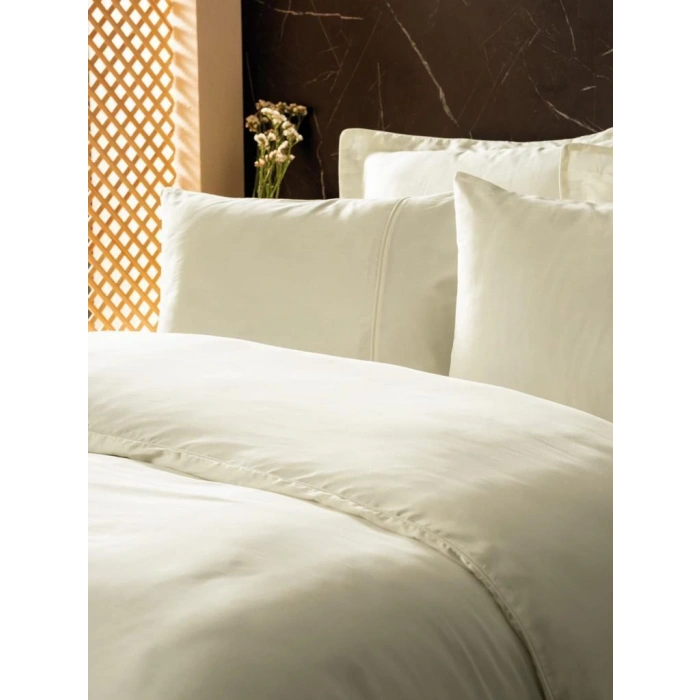 Silky İpek Çift Kişilik Nev Takımı Ekru