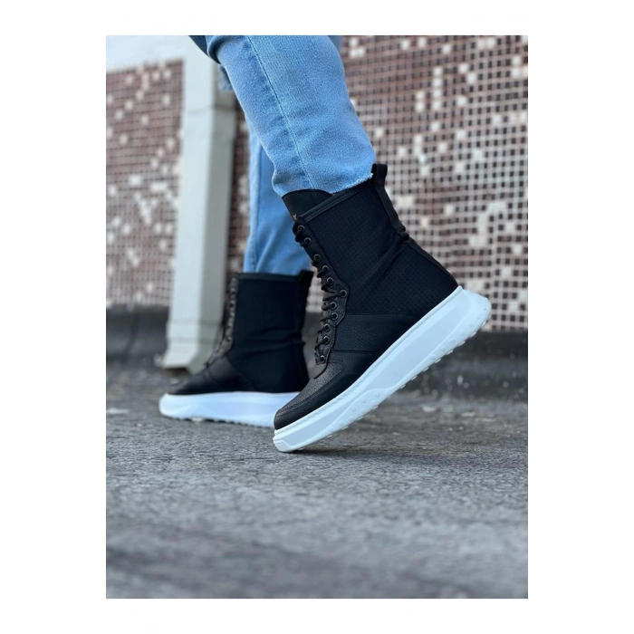 Siyah Cilt Uzun Bağcıklı  Bot