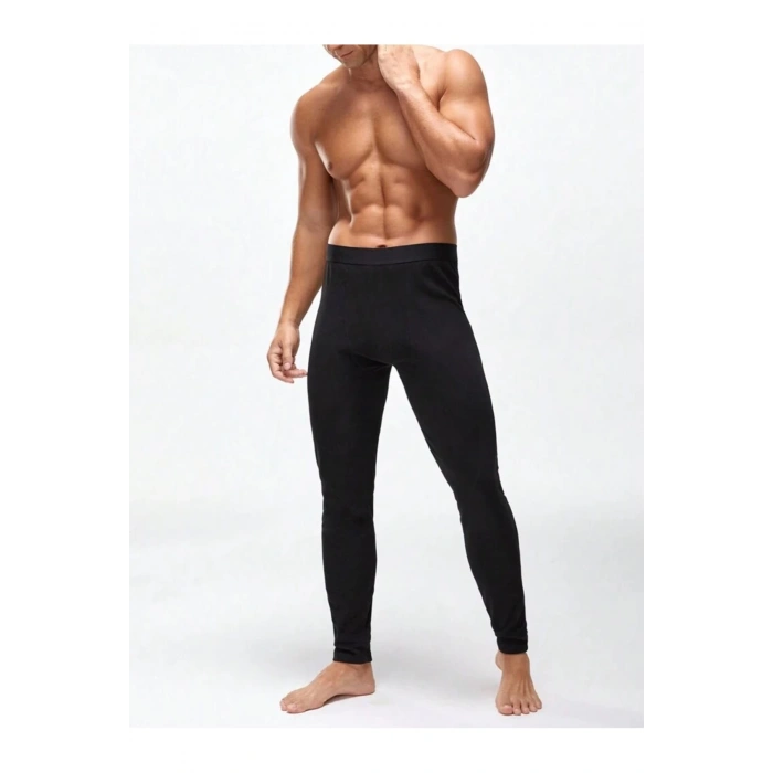 Siyah Erkek Termal İçlik Tayt