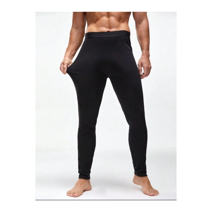 Siyah Erkek Termal İçlik Tayt