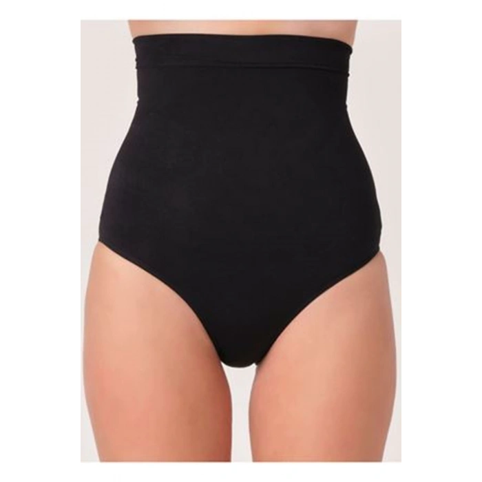 Siyah Kadın Dikişsiz Slip Korse