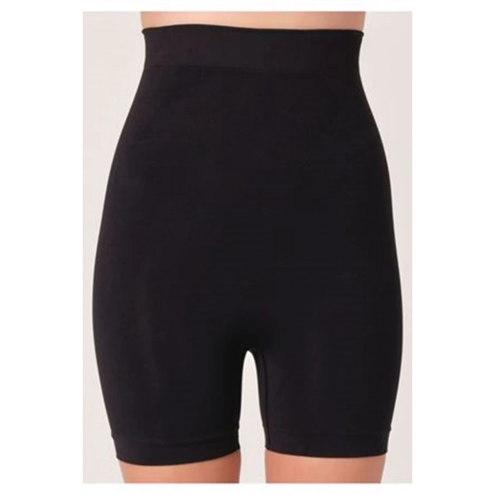 Siyah Kadın Kalça Kaldırıcı Dikişsiz Korse