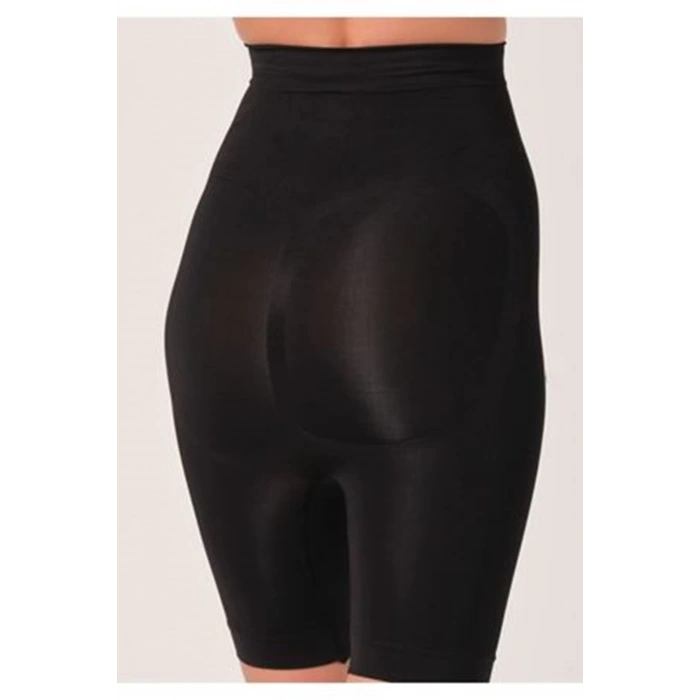 Siyah Kadın Kalça Kaldırıcı Dikişsiz Korse