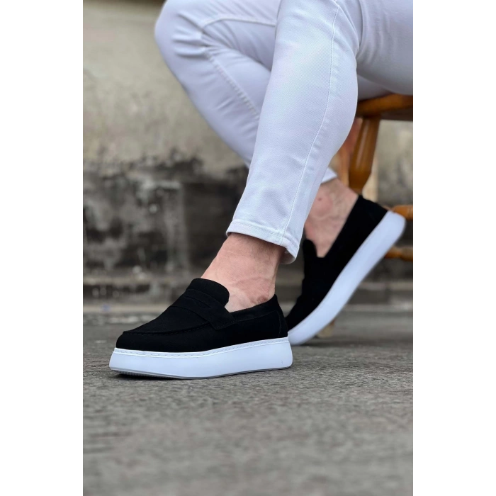 Siyah Süet Erkek Casual Ayakkabı