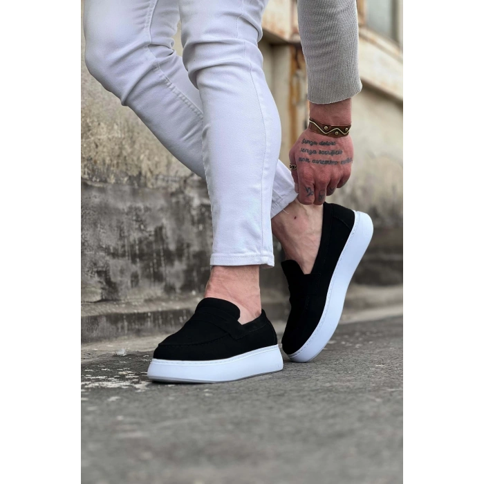 Siyah Süet Erkek Casual Ayakkabı