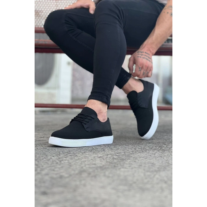 Siyah Triko Erkek Casual Ayakkabı