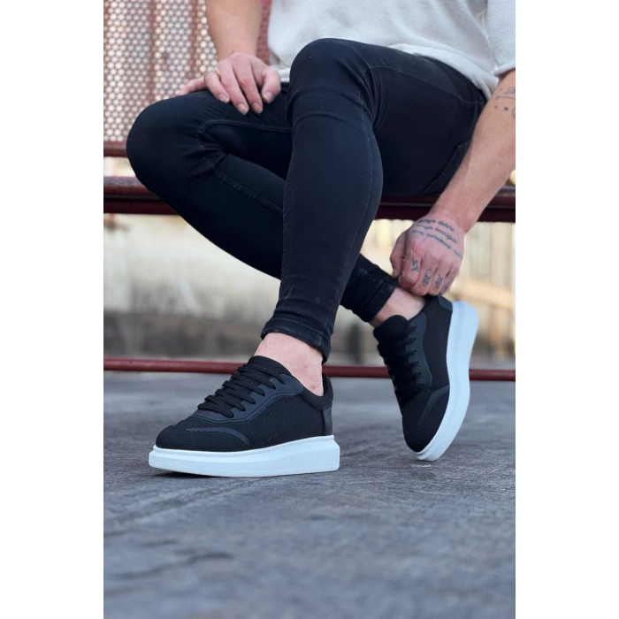 Siyah Triko Erkek Casual Ayakkabı