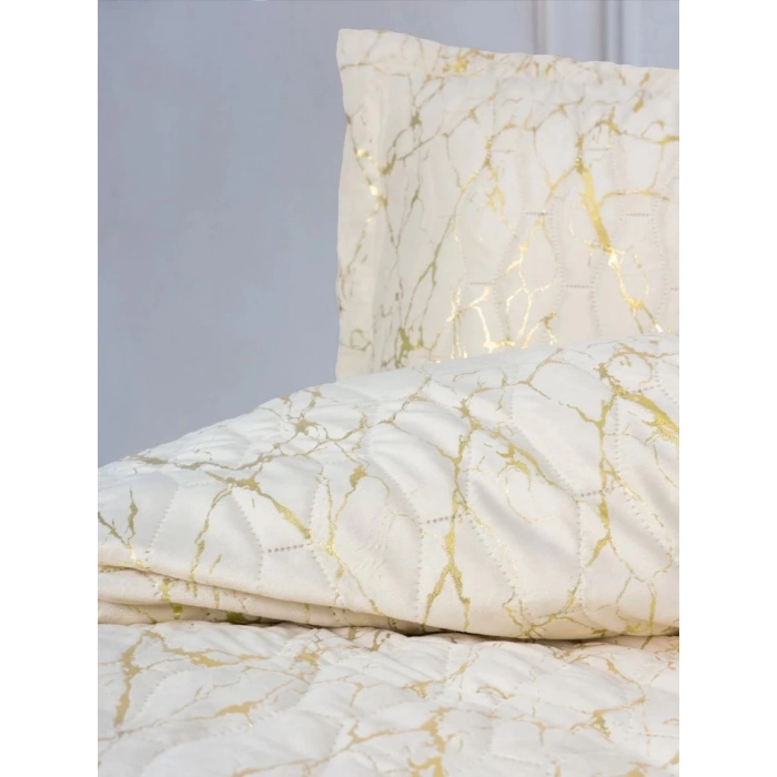 Smart Çift Kişilik Yatak Örtüsü Destello Krem