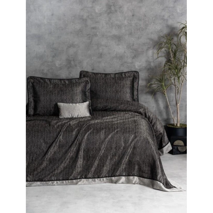 Smart Çift Kişilik Yatak Örtüsü Vivian Gri