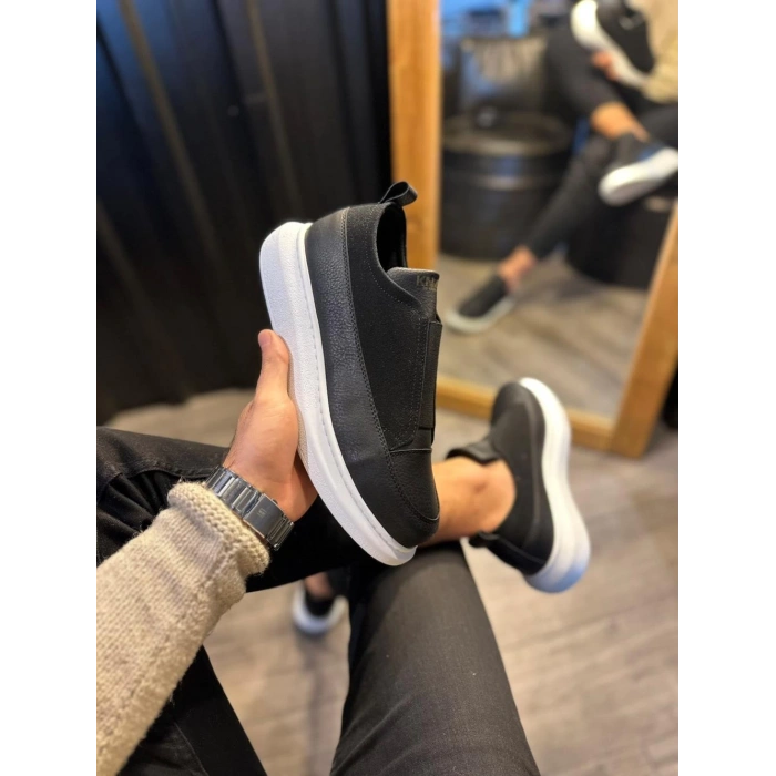 Snes Ayakkabı  Siyah (Beyaz Taban)