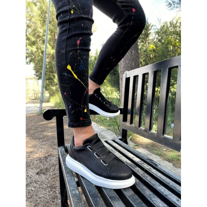 Snes Ayakkabı  Siyah (Beyaz Taban)