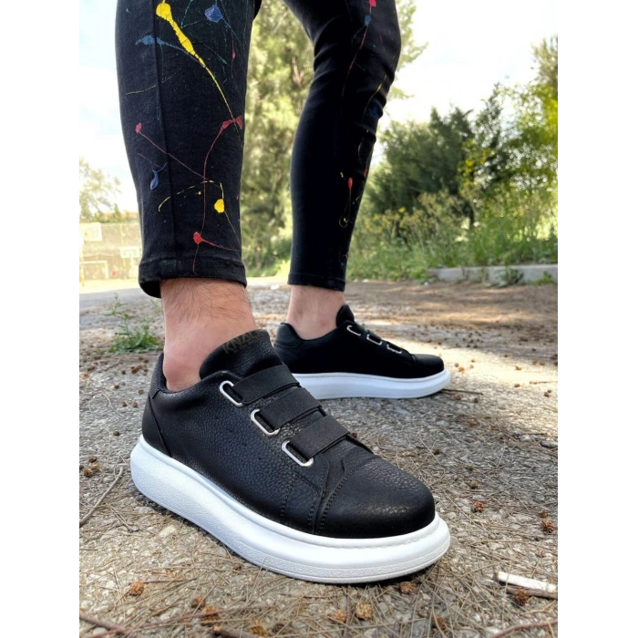 Snes Ayakkabı  Siyah (Beyaz Taban)