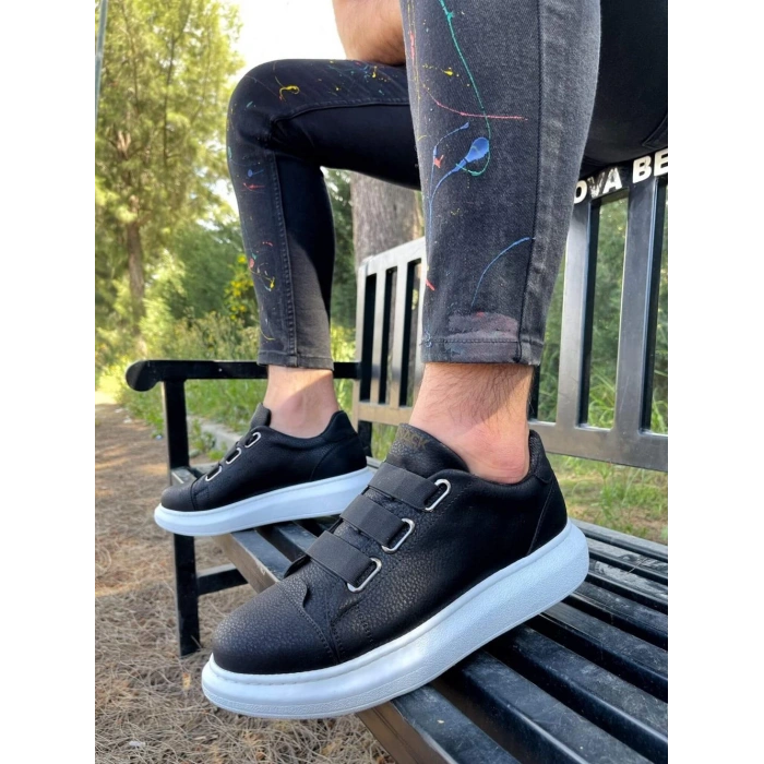 Snes Ayakkabı  Siyah (Beyaz Taban)