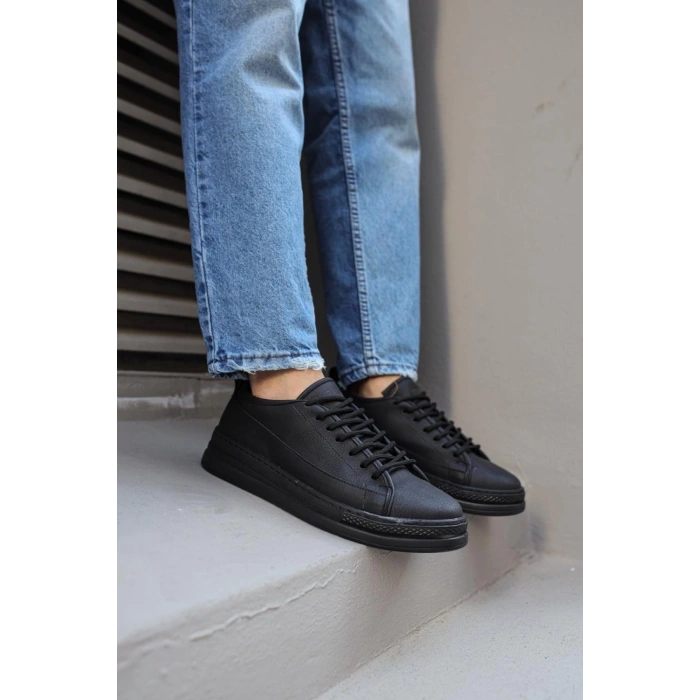 Snes Ayakkabı  Siyah (Siyah Taban)