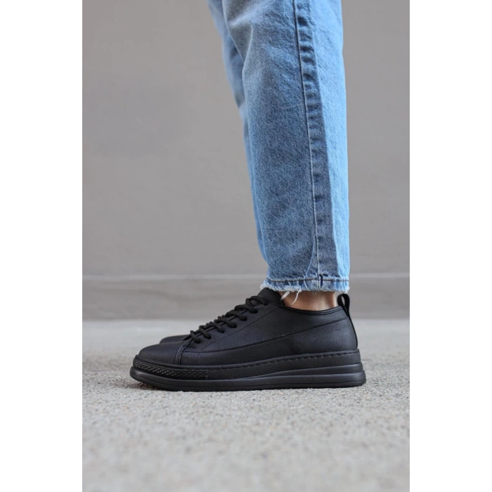 Snes Ayakkabı  Siyah (Siyah Taban)