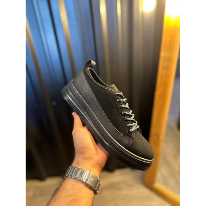 Snes Ayakkabı  Siyah Süet (Siyah Taban)