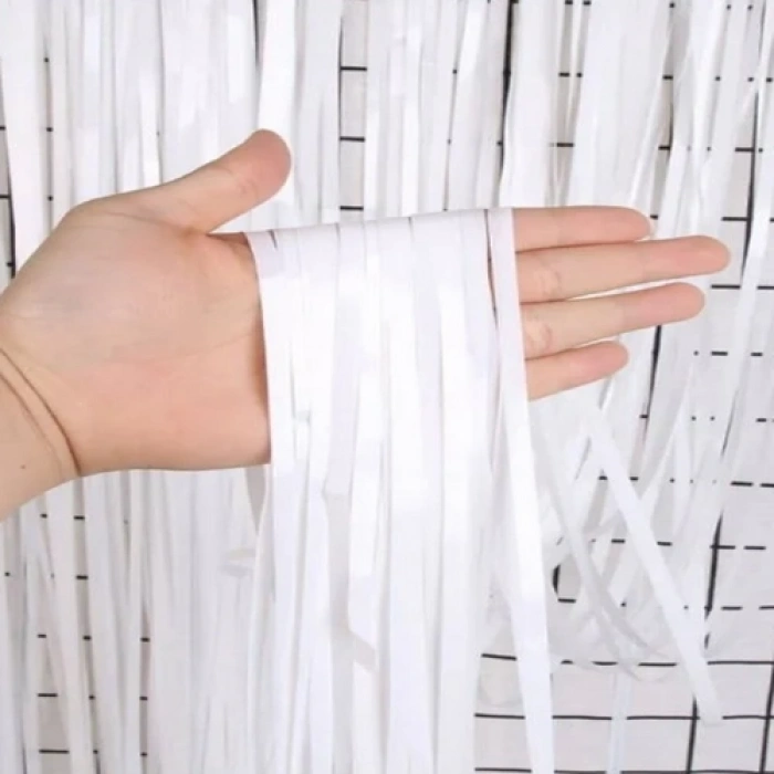 Soft Beyaz Renk Duvar ve Kapı Perdesi İthal 100x200 cm