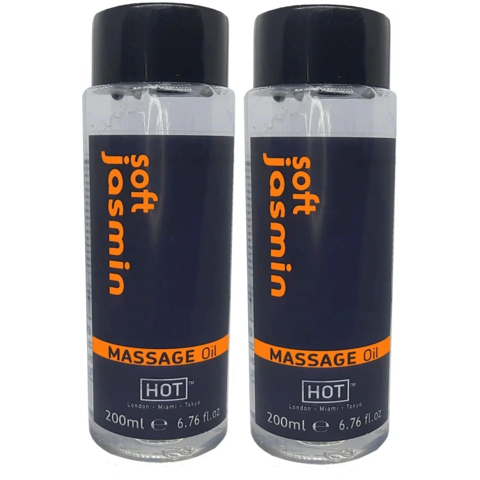 Soft Jasmin Massage Oil 400 ml Aromalı rotik Masaj Yağı X 2 ADET