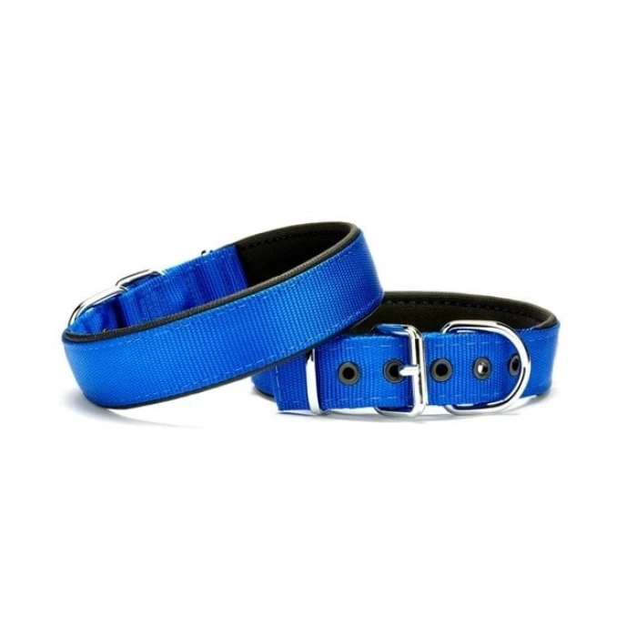 Softlu Köpek Boyun Tasması 1,5 cm x 30 cm Mavi
