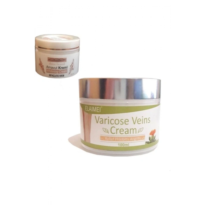 Spider Varicose Veins Cream,diz,bacak Bakım Kremi + Three Brand Arnavut Aklık Kremi 100 ml