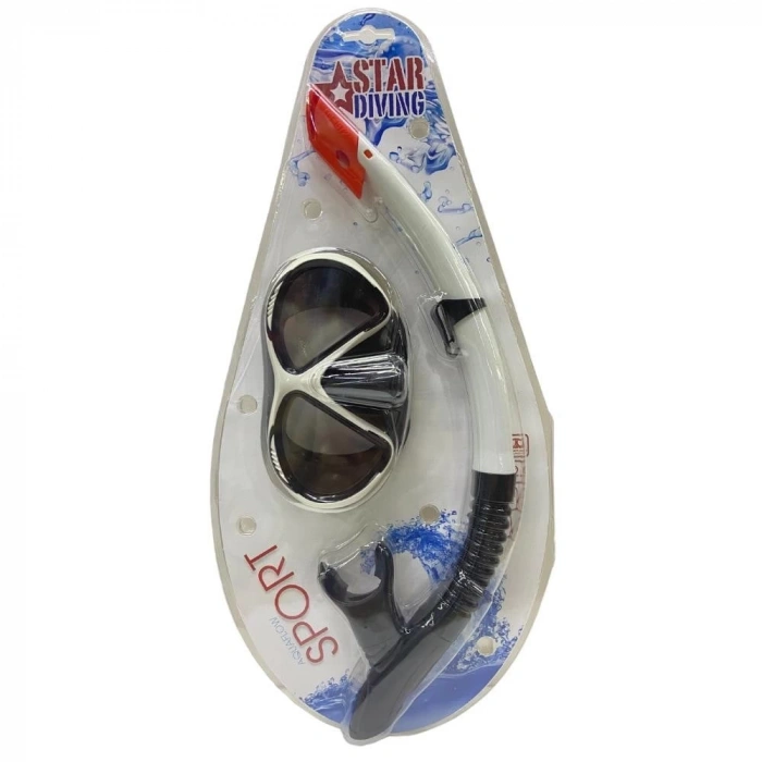 Dalış Maskesi ve Snorkel Yetişkin - 51711-BEYAZ