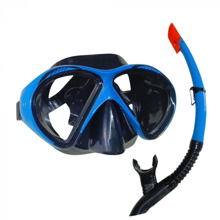 Dalış Maskesi ve Snorkel Yetişkin - 51711-MAVİ