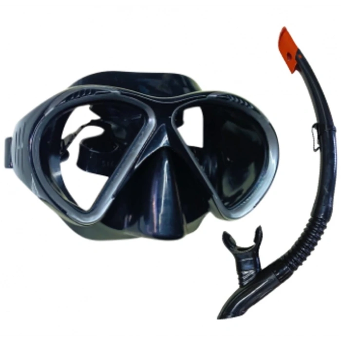 Dalış Maskesi ve Snorkel Yetişkin - 51711-SİYAH