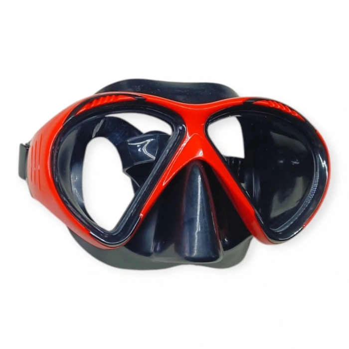 Dalış Maskesi Yetişkin - 51701-KIRMIZI