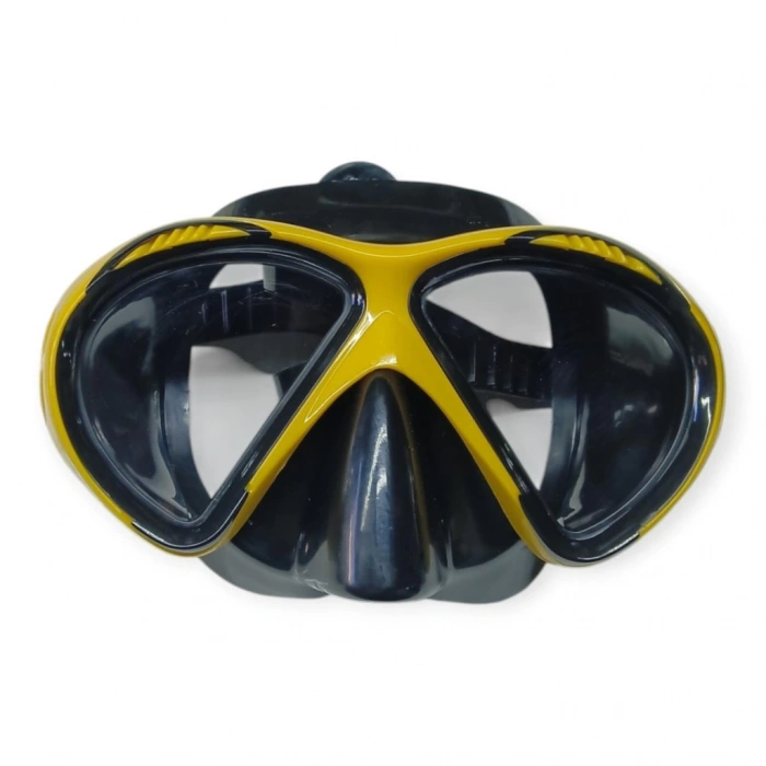 Temper Camlı Dalış Maskesi Yetişkin - 51706-SARI