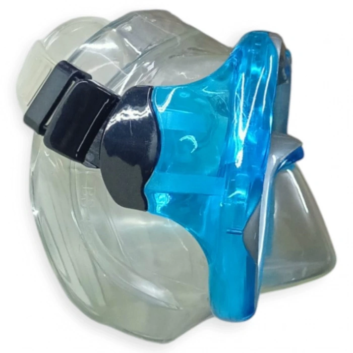 Temper Camlı Dalış Maskesi Yetişkin - 51709-TURKUAZ