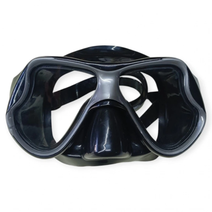 Temper Camlı Dalış Maskesi Yetişkin - 51710-SİYAH