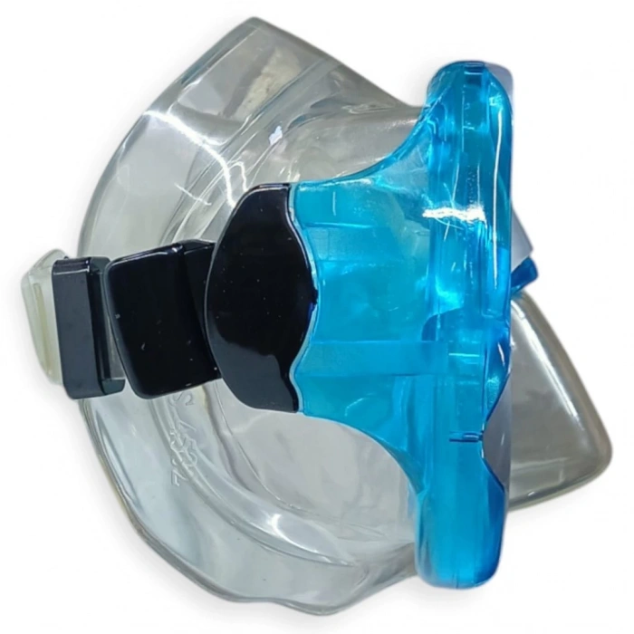 Temper Camlı Dalış Maskesi Yetişkin - 51710-TURKUAZ