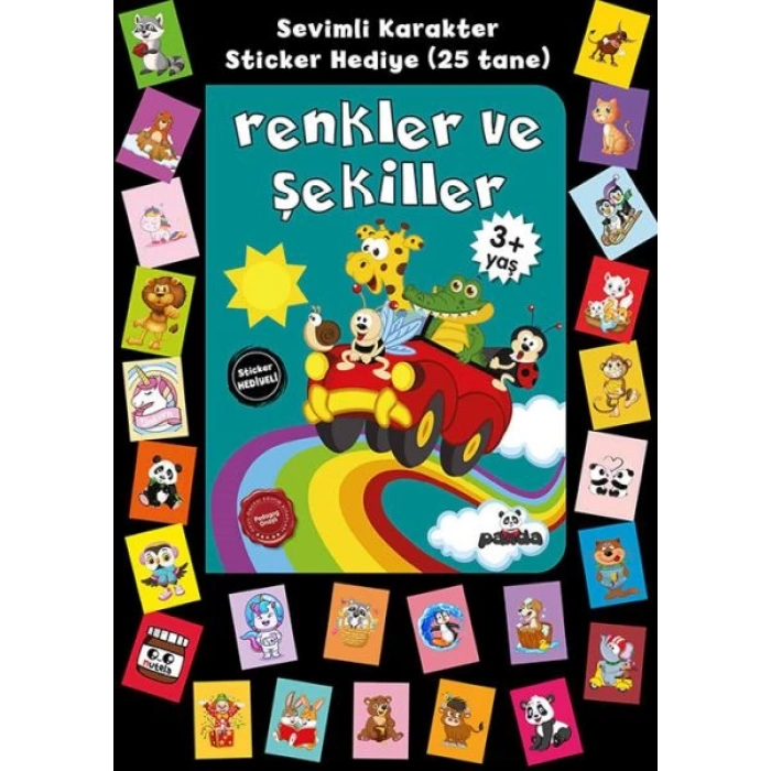 lı 3+ Yaş Renkler ve Şekiller