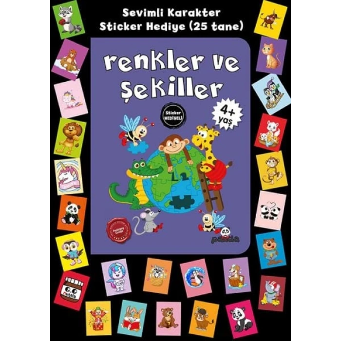 lı 4+ Yaş Renkler ve Şekiller