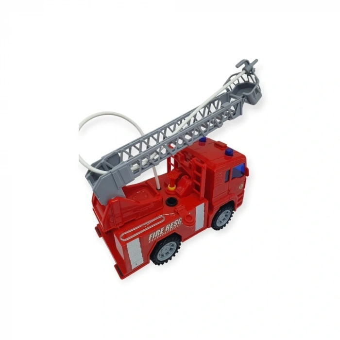 Su Fışkırtan Merdivenli İtfaiye Aracı - Sesli Işıklı - 661-01 - Merdivenli