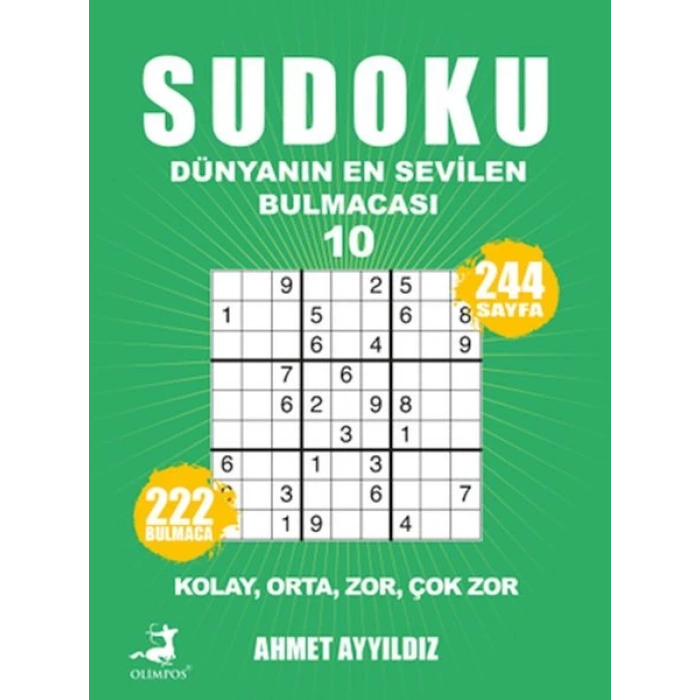 Sudoku Dünyanın En  Bulmacası 10