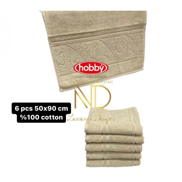 Sultan Bej 50x90 6lı Havlu Seti