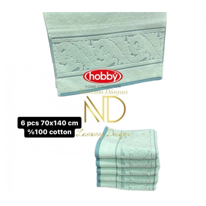 Sultan Mint 70x140 6lı Havlu Seti