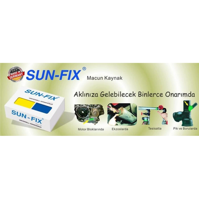 SUN FİX Üniversal Kaynak Macunu 100 Gr