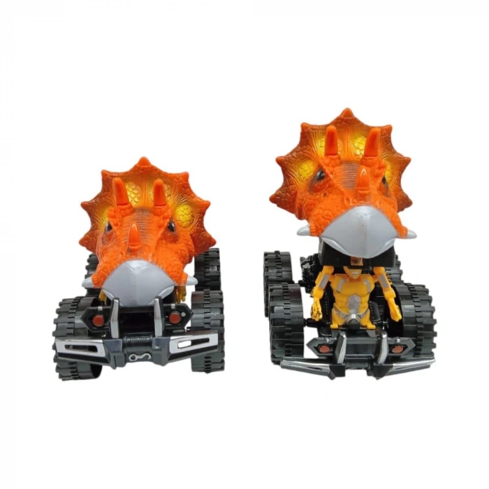Sürtmeli Dinazor Robota Dönüşen Araba 14 Cm - Tcu