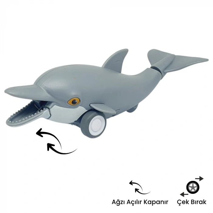 Sürtmeli Hayvanlar 2li - Yunus Balığı Ve Orka Balina