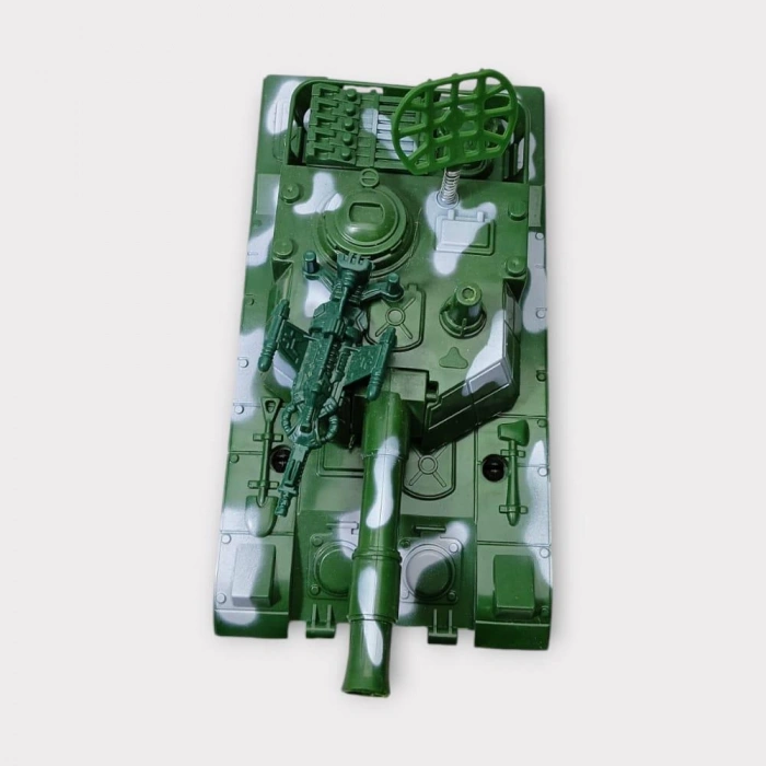 Sürtmeli Tank 15 cm - Koyu Yeşil