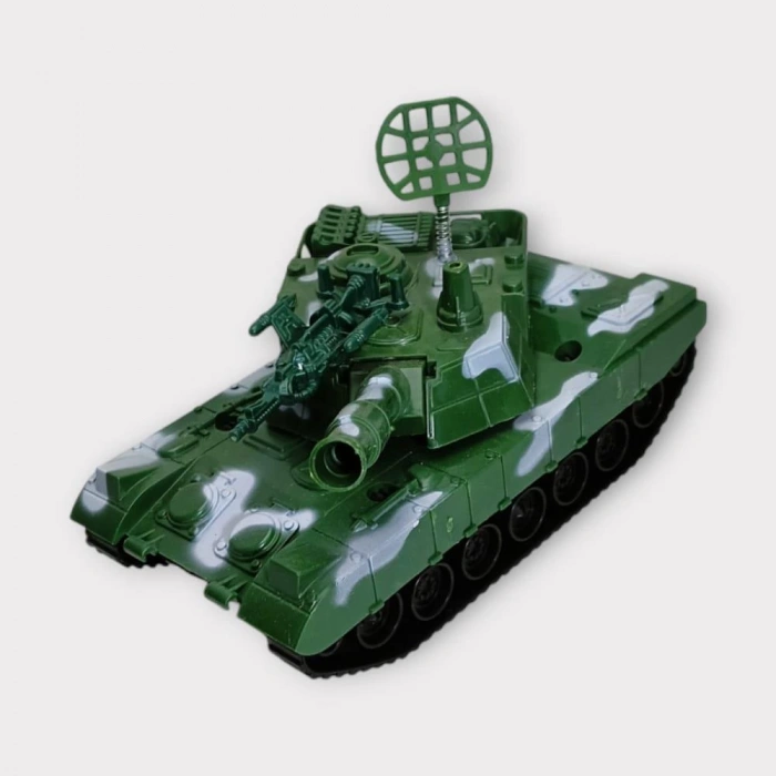 Sürtmeli Tank 15 cm - Koyu Yeşil