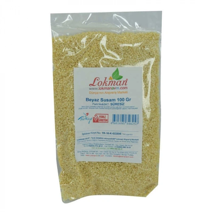 Susam Beyaz 100 Gr Paket