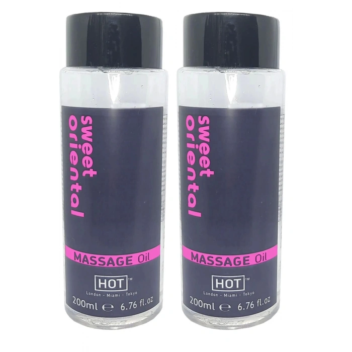 Sweet Oriental Aromalı rotik Aromaterapi Masaj Yağı 400ml X 2 ADET