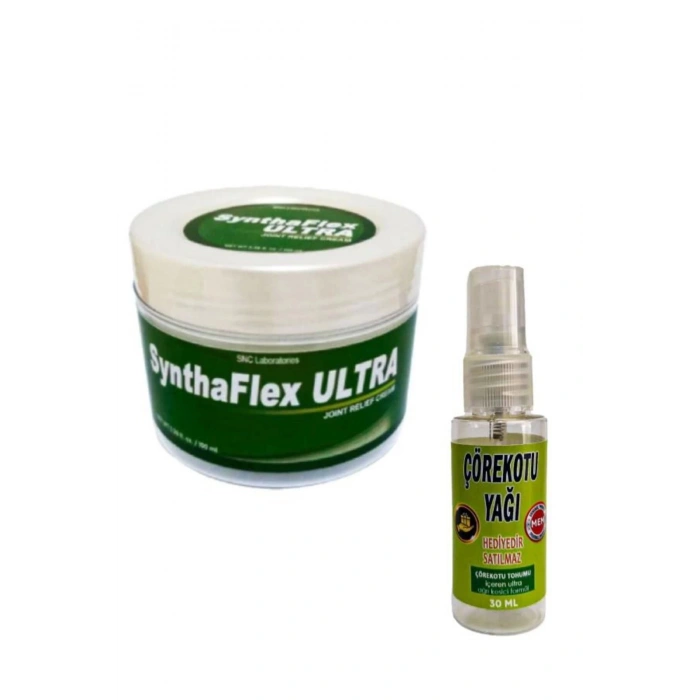 Syntha-flex Sırt Diz Vücut Sızıları Için Masaj Bakım Kremi 100 ml X 1 Ad Masaj Yağı Ile 30 ml