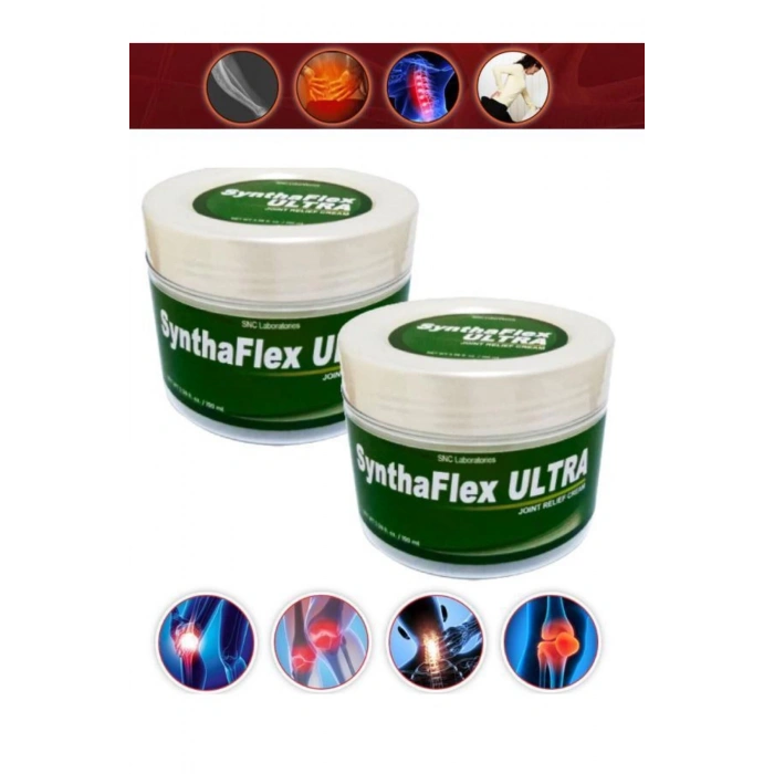 Syntha-Flex Sırt Diz Vücut Sızıları İçin Masaj Bakım Kremi 100 ml x 2 ad+Masaj yağı ile 30 ml