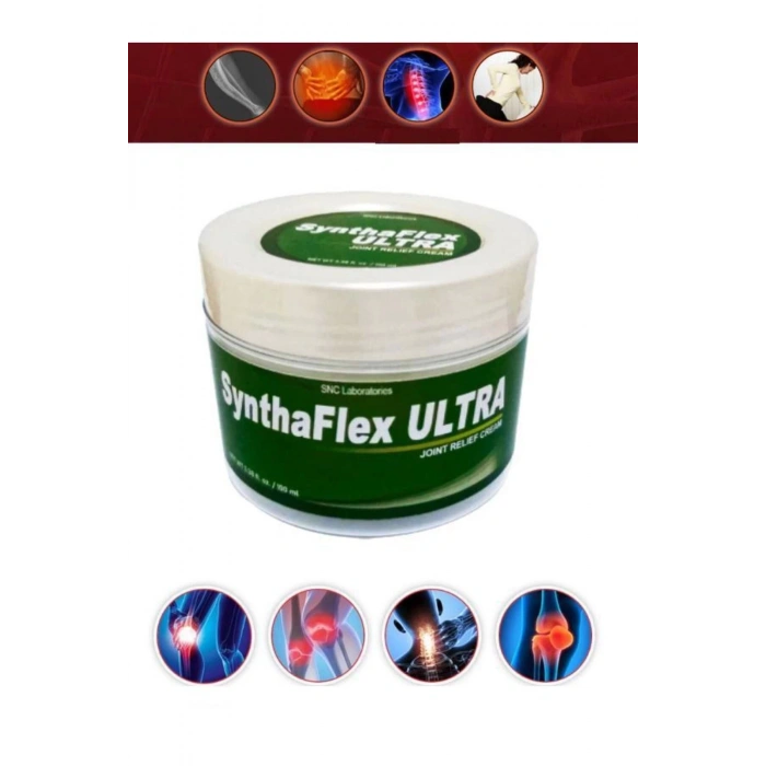 SynthaFlex Ultra Kemik Kriş Adale Diz Sızıları İçin Masaj Bakım Kremi 100 ml x 2 ad