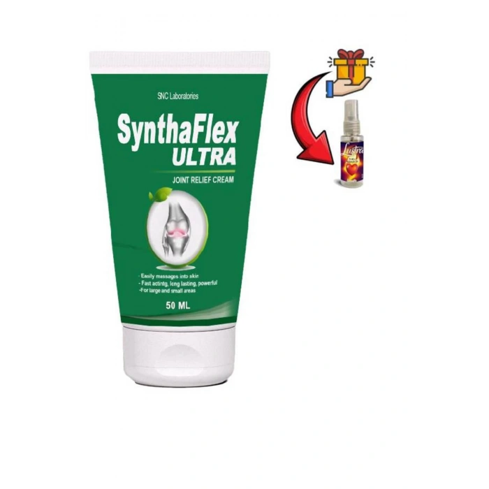 Synthaflex Ultra Sırtınız Beliniz Eklemlerinizin Fıtığınıza Teskin Kremi 50 ml x 1 ad+Masaj Yağı