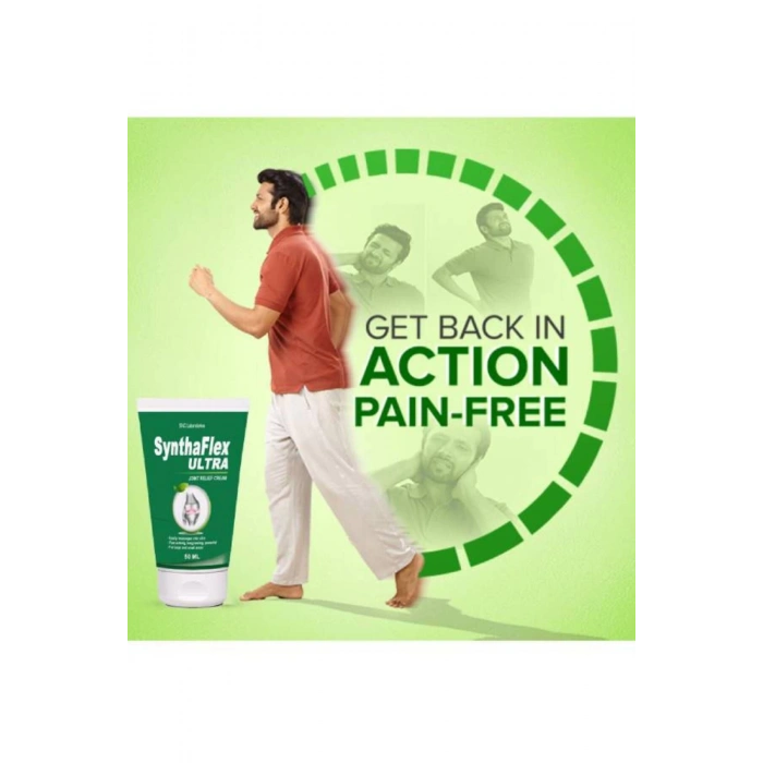 Synthaflex Ultra Sırtınız Beliniz Eklemlerinizin Fıtığınıza Teskin Kremi 50 ml x 1 ad+Masaj Yağı
